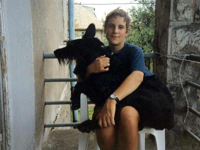 IMg0071.jpg - Znowu Krynica. Z Hektorem na balkonie.