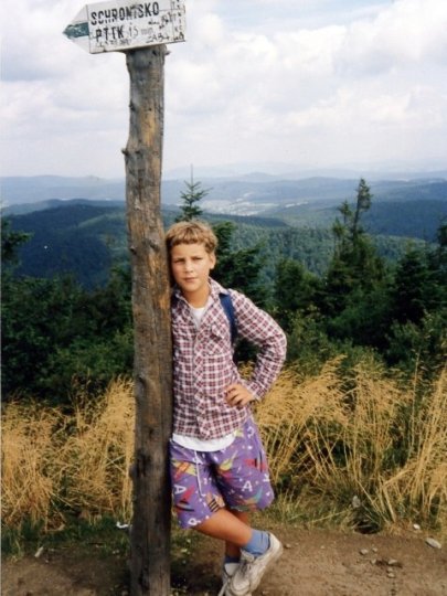 IMg0004.jpg - Okolice Krynicy - szlak na Łabowską Halę.