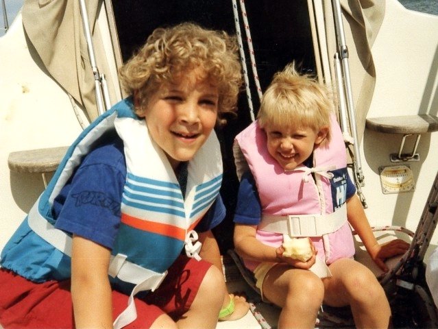 IMg0093.jpg - Wakazje w Szwecji. Tutaj z kuzynką Natalią.